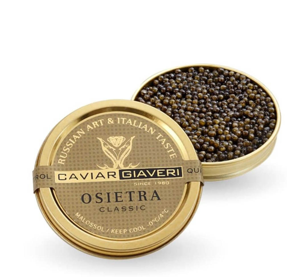 Italian Giaveri Caviar Trio Lux