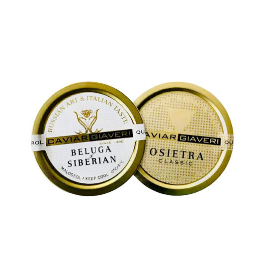 Italian Giaveri Caviar Duet Lux