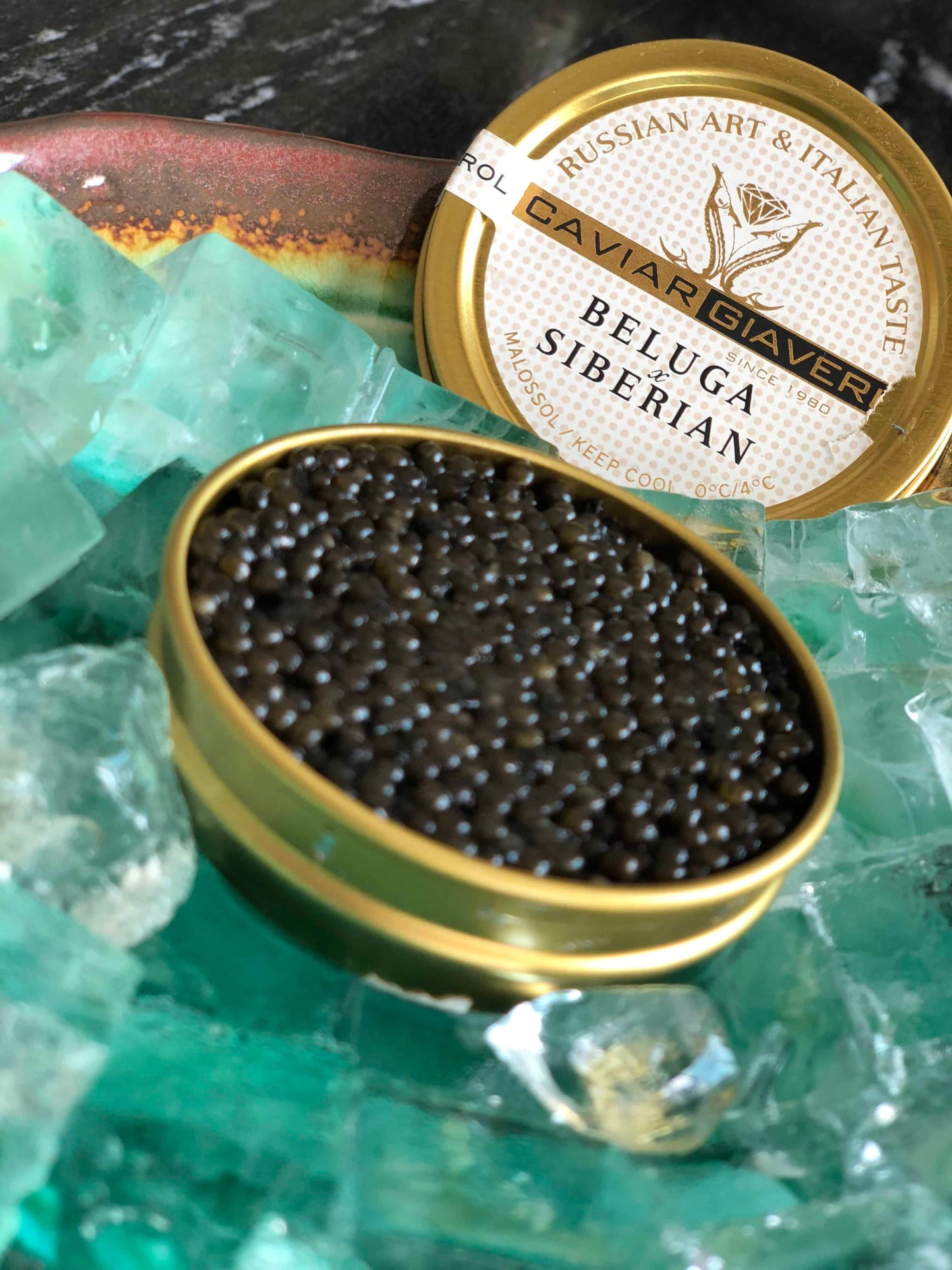 Italian Giaveri Caviar Trio Lux