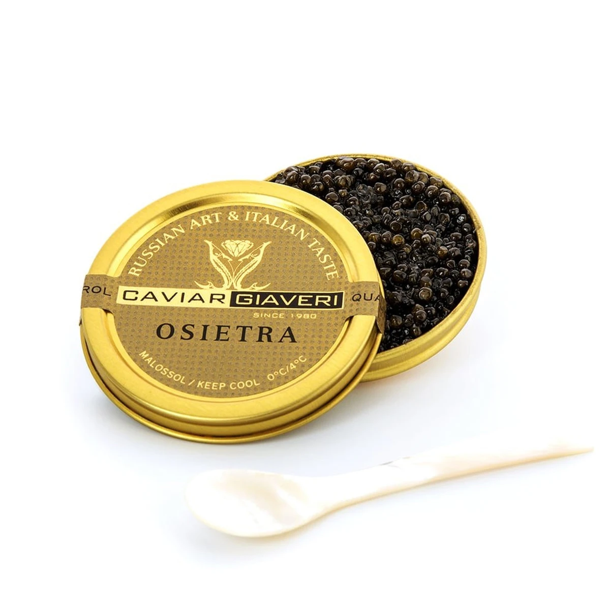 Italian Giaveri Caviar Duet Lux