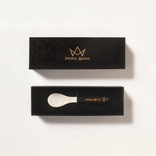 Gift box Mother of Pearl spoon - Black