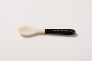 Gift box Mother of Pearl spoon - Black