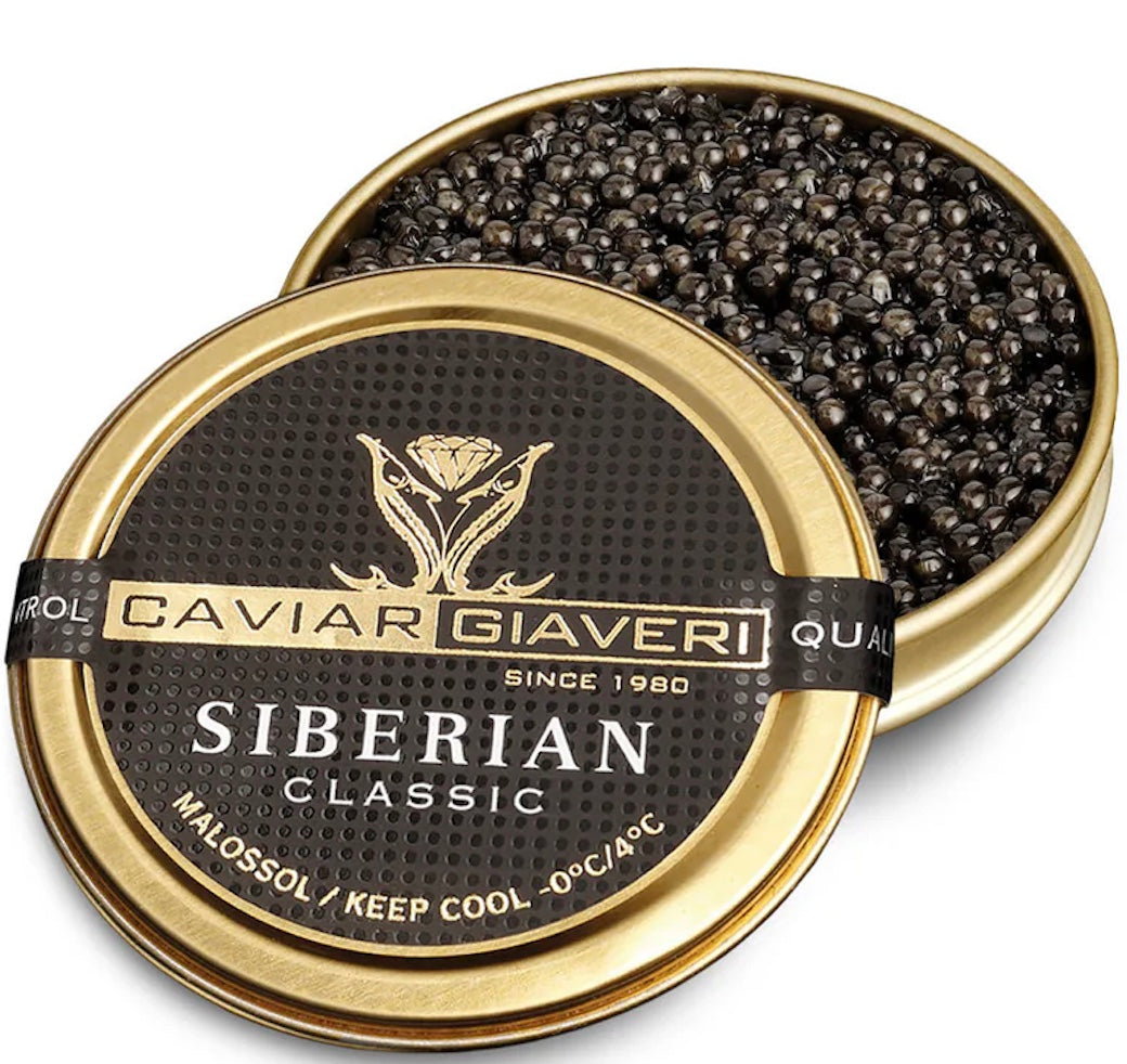 Italian Giaveri Siberian Classic Caviar