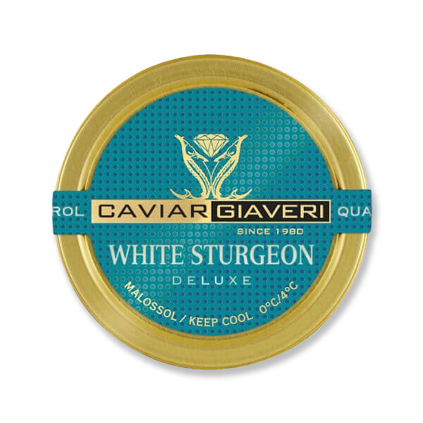 Italian Giaveri White Sturgeon Deluxe Caviar