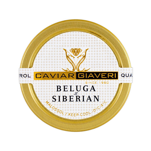 Italian Giaveri Beluga x Siberian Caviar