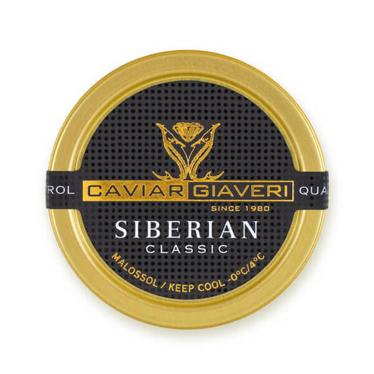 Italian Giaveri Siberian Classic Caviar