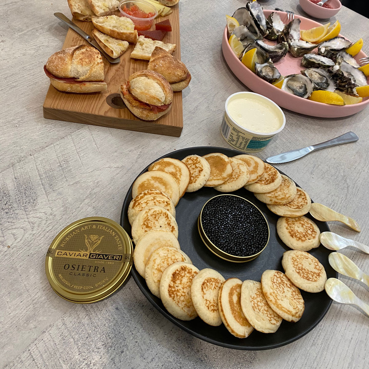 Delicious Caviar Breakfast from Montello Gourmet